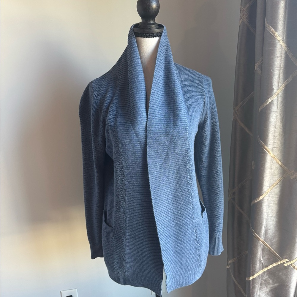 L.L. Bean Women's Cardigan in Slate Blue